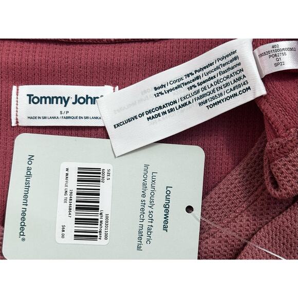 Tommy John|Knitted Loungewear‎ Top|Light Mahogany|NWT|SZ S - Picture 5 of 6